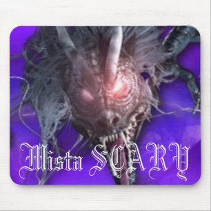 Dragão ASSUSTADOR Mousepad roxo de Mista -