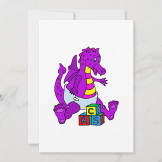 Dragão bebê com blocos