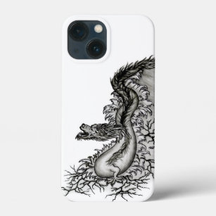 Dragão chinês, Design preto e branco em tatuostilo