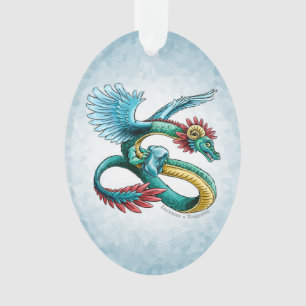 Dragão de Birthstone de dezembro: Ornamento Turque