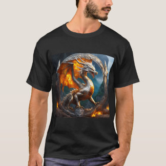 Dragão de Prata: Coleção Mística de Camisas T
