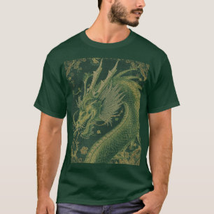 Dragão Mítico Design de Camiseta de Dragão Fanta