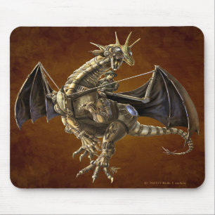 Dragão Mousepad do maquinismo de relojoaria