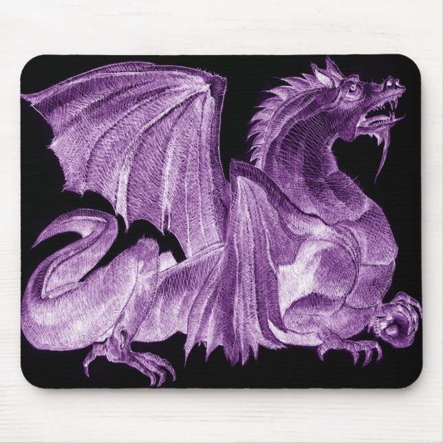 Dragão Mousepad roxo mestre (Frente)