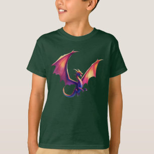 Dragão na camiseta de voo