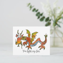 Dragão namorados Você Acende Meu Fogo