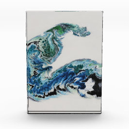 Dragão nas Ondas – Oceano Abstrato