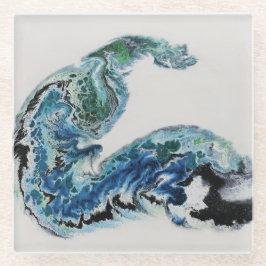 “Dragão nas Ondas – Vidro Abstrato de Energia Oceâ