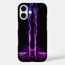 Dragão Negro e Roxo Fumaça