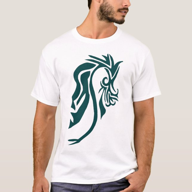Dragão ou máscara T-Shirt (Frente)