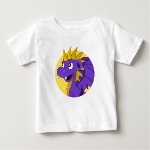 Dragão roxo - Camisa de bebê