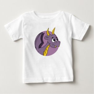 Dragão roxo - Camisa de bebê