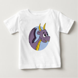 Dragão roxo - Camisa de bebê