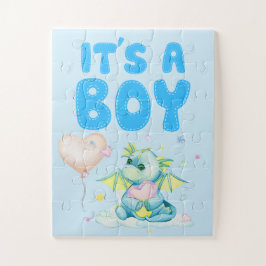 Dragão segurando Quebra-cabeça de Revolução de Gên