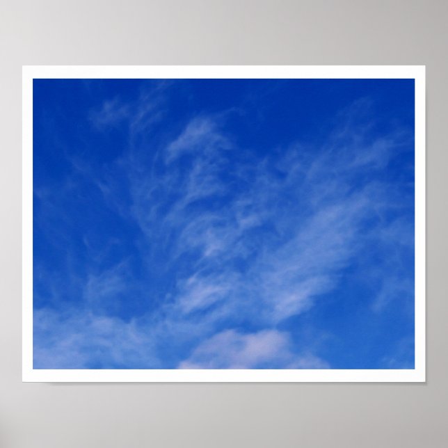 Dragão/Unicórnio nas Nuvens - Poster (Frente)