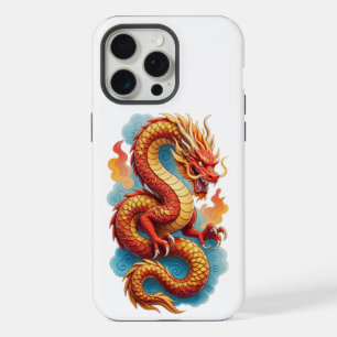 Dragão Vermelho Chinês Ilustração Fiery-67561