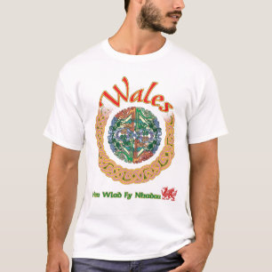 Dragão vermelho da camisa de Wales T