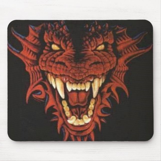 Dragão vermelho Mousepad (Frente)