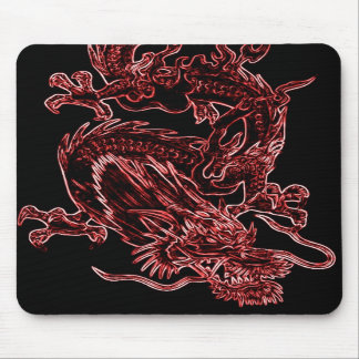 Dragão vermelho Mousepad
