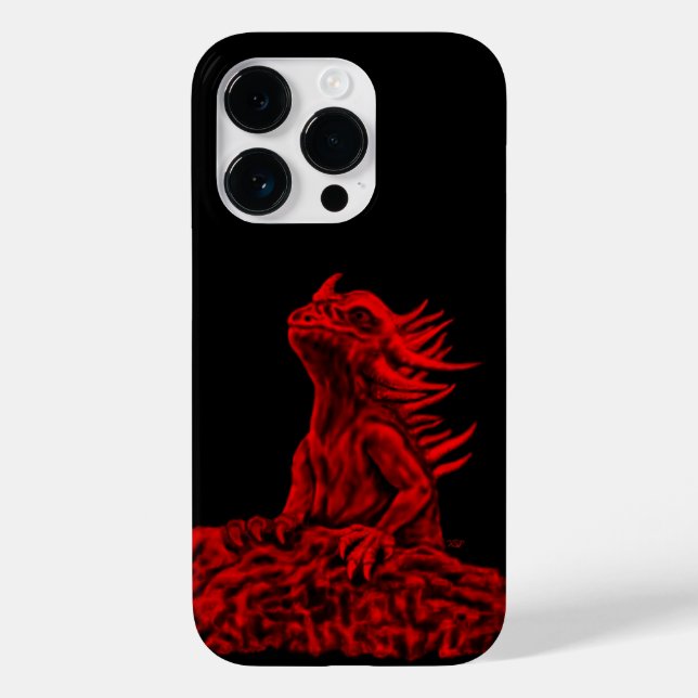 Dragão vermelho pequeno (Verso)