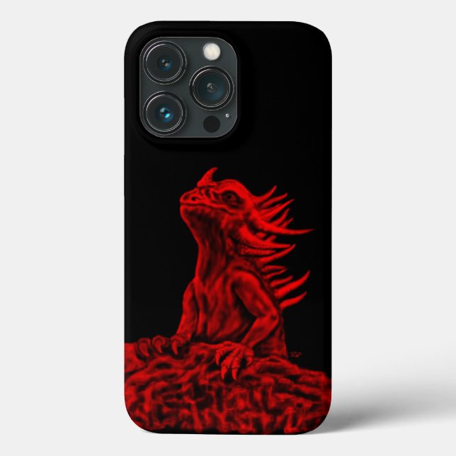 Dragão vermelho pequeno (Verso)