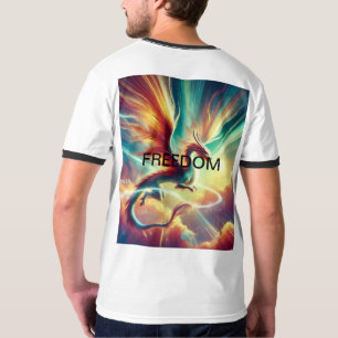 Dragão Whimsical Watercolor T-Shirt Design