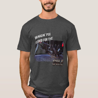 Draggin' Peg é Bom para a Camiseta de Moto da Sola