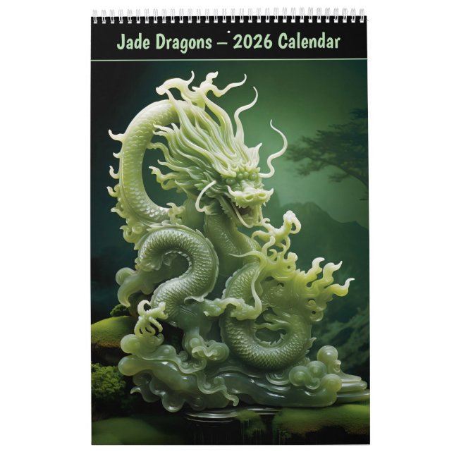 Dragões de Jade – Calendário 2026 (Capa)