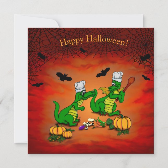 Dragões - Feliz Halloween! Hoje eu cozinho (Frente)