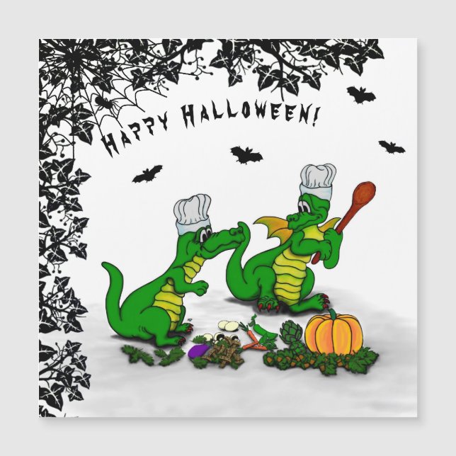 Dragões - Feliz Halloween! Hoje eu cozinho (Frente)