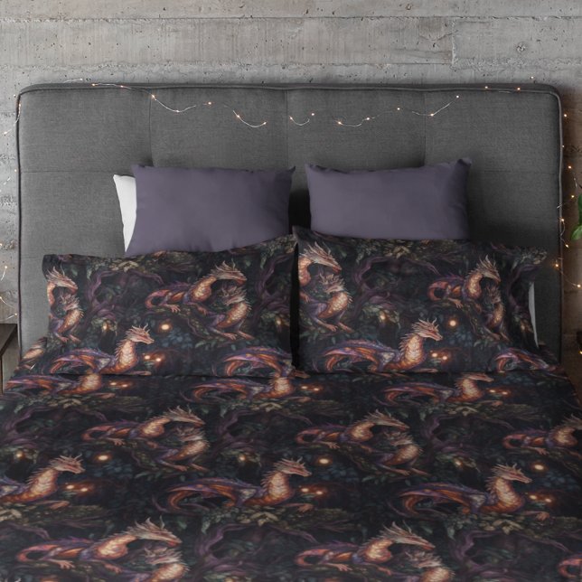 Dragões Roxos Empolgados em Árvores (Criador carregado)