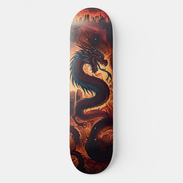 Dragon flame skate (Frente)