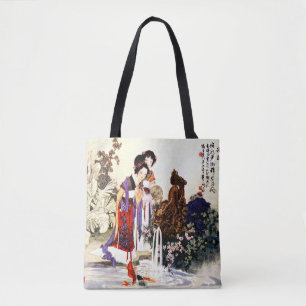 Dragon Fountain Tote Bag