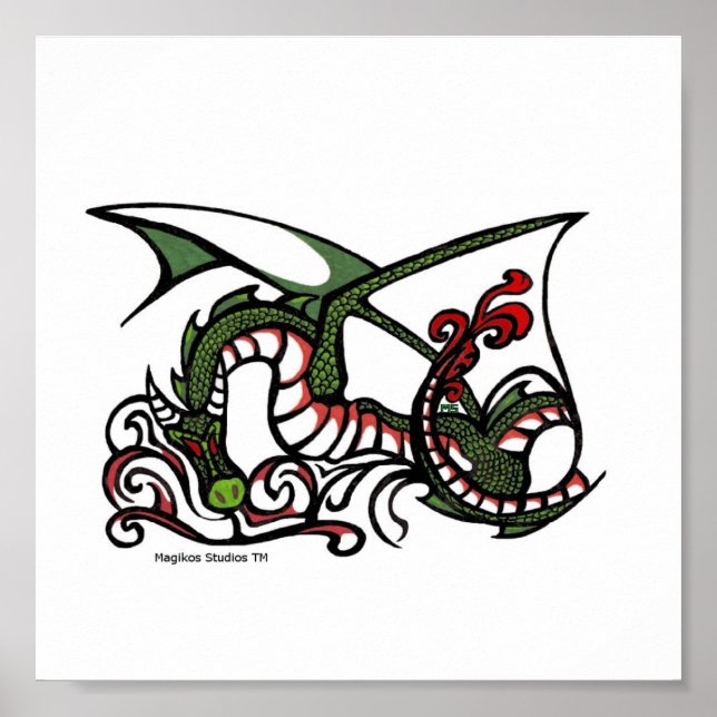 Dragon Smoke Impressão (Frente)