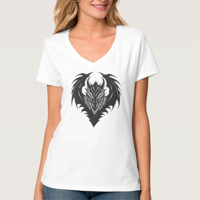 dragon symbol t-shirt (Frente)