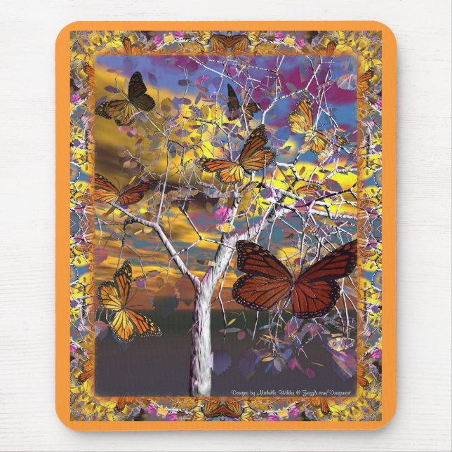 Dragoncats Butterfly Fantasy Mousepad (Frente)