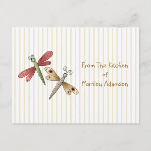 Dragonflies Cartões de Receita