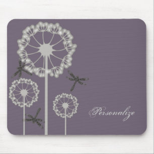 Dragonflies Roxos Mousepad