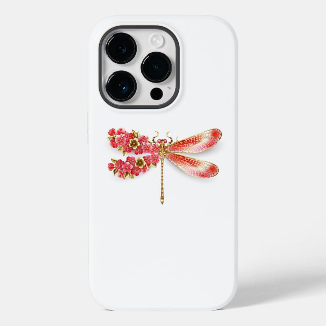 Dragonfly com joalheria sakura (Verso)