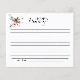 Dragonfly compartilha uma placa funeral simples de