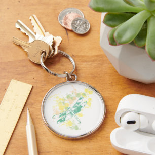 Dragonfly Dragonfly Premium Round Chaveiro
