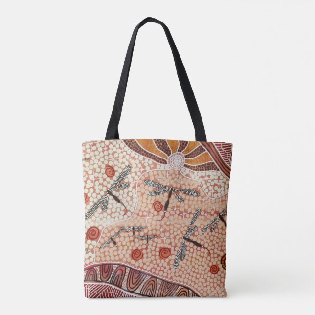 Dragonfly Dreaming Tote Bag (Verso)