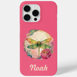 Dragonfly Floral Elegante com Nome Personalizado