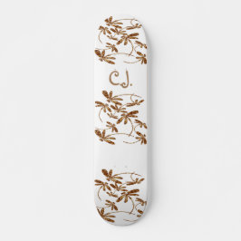 Dragonfly Frenzy Dourado Skateboard Deck