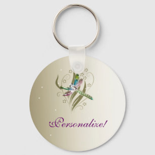 Dragonfly Glow Chaveiro