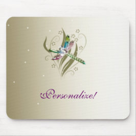 Dragonfly Glow Mousepad