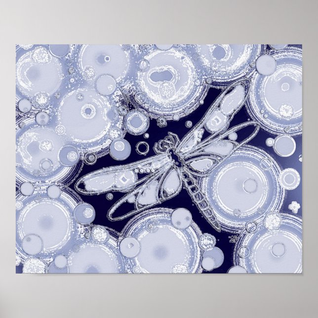 Dragonfly na Poster do céu (Frente)