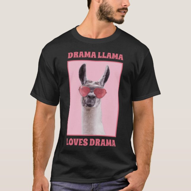 Drama Llama  Fantastic Animals Classic T-Shirt (Frente)