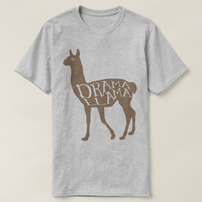 Drama Llama T-Shirt (Frente do Design)