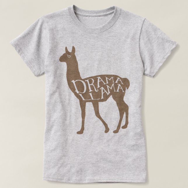Drama Llama T-Shirt (Frente do Design)